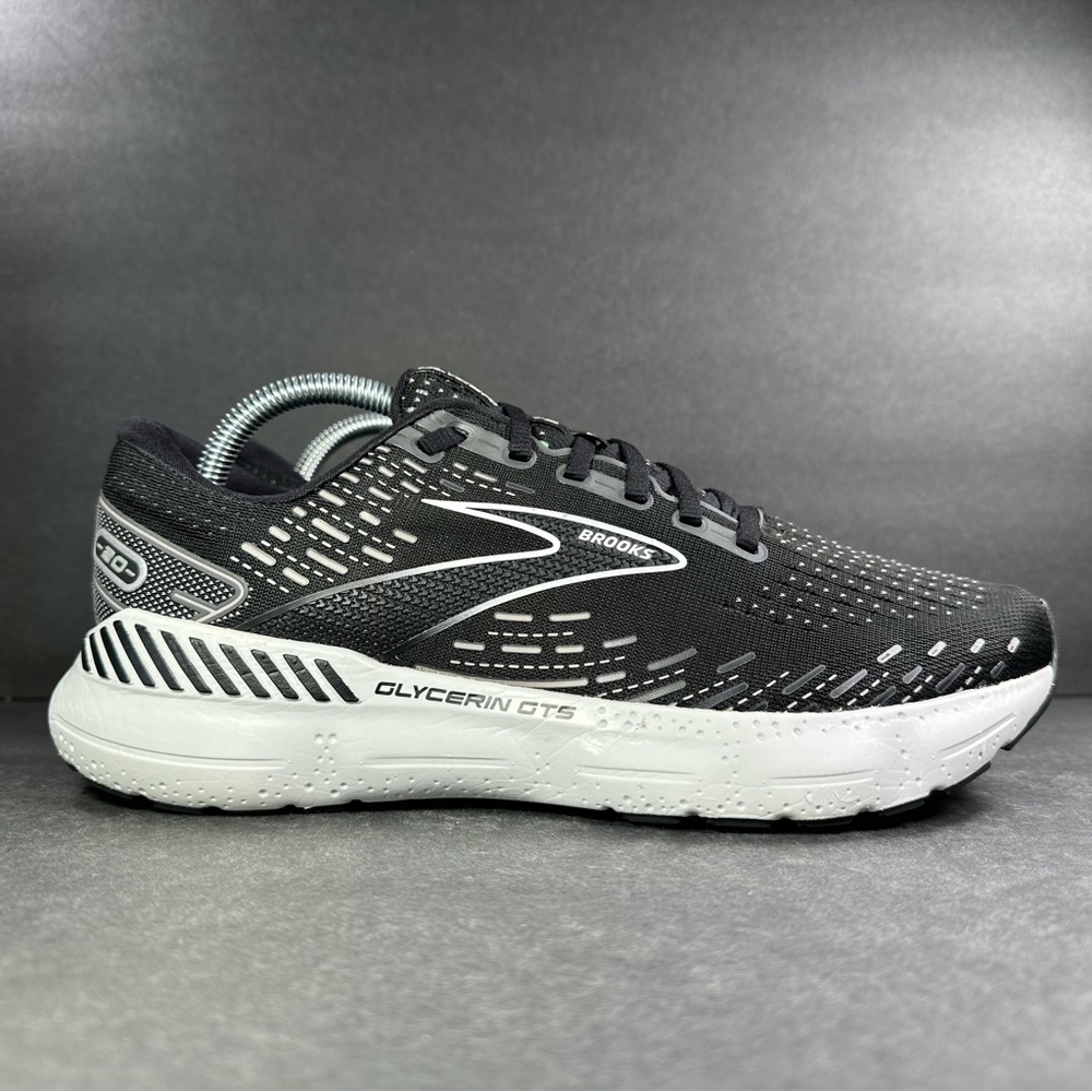 Brooks Glycerin GTS 20 Running Shoes Women's Size 10 Black Athletic Sneakers